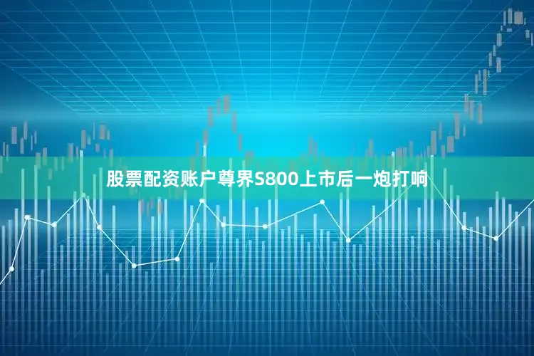 股票配资账户尊界S800上市后一炮打响